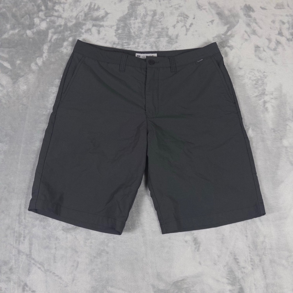 Travis Mathew Beck Shorts Mens 36 Gray Performance Golf Active Casual Stretch